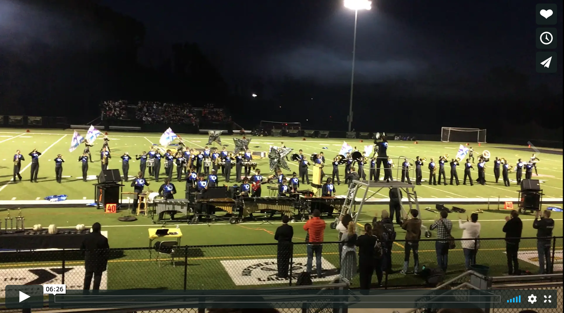 Cherokee Marching Band performs October 20 2018